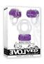 Ring True Cock Ring Set - Clear And Purple