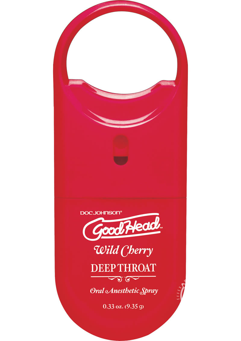 Goodhead Deep Throat To-go Oral Anesthetic Spray Cherry .33oz
